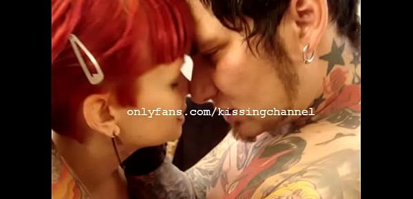  Inked Couple Kissing